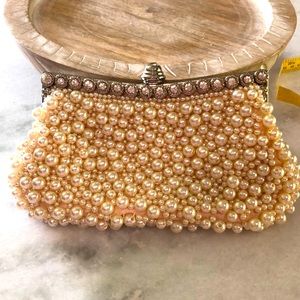 Pearl evening purse